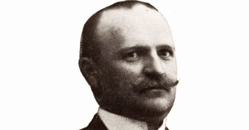 Arhivski portret Karolja Fernbaha vlasnika imanja Baba Pusta u maloj rezoluciji kao istorijski dokument