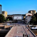 Pogled na Niš sa zidina tvrđave